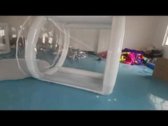 4m 지름 투명 맑은 팽창식 돔 버블 캠핑 텐트, 밀폐형 터널 포함