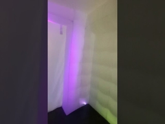 요가 운동용 LED 조명 풍선 사각 광고 텐트