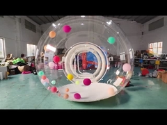 야외 격분 당은 부풀게할 수 있는 거품 하원 투명한 풍선 하원 돔 텐트를 깨끗이 합니다