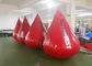 빨간색 팽창식 물 부표 물자 로고 인쇄 0.6 Mm PVC 방수포